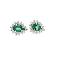 Orecchini Cianfrone Gioielli Donna in Oro Smeraldo 0.73 Ct OROR-43-198 - OROR-43-198